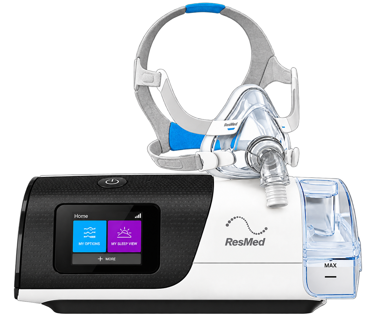 CPAP machine and mask